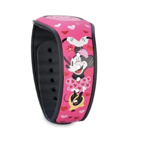 Disney Valentine's Day 2022 Mickey & Minnie Sweethearts Magic Band LE 3,460 - Picture 2 of 8